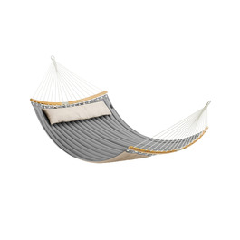 Гаммак SONGMICS для 2 осіб з подушкою, Outdoor, сіро-бежевий, 200 x 140 см, до 225 кг