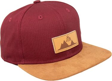 Кепка-снепбек Jumping Bird унісекс, регульована бейсболка для прогулянок, бордова, один розмір