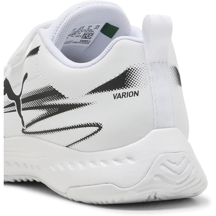 Дитячі кросівки PUMA VARION II V JR для залу, біло-чорні, 34 EU