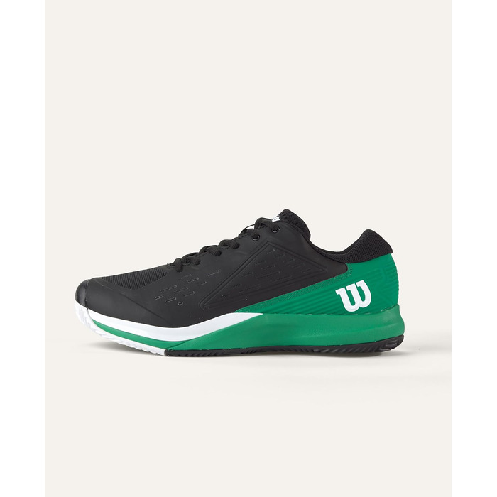 Тенісне взуття Wilson Rush Pro Ace Clay для ґрунту, чорний/білий, 44 EU