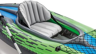 Каяк Intex Challenger для 1 особи з алюмінієвими веслами