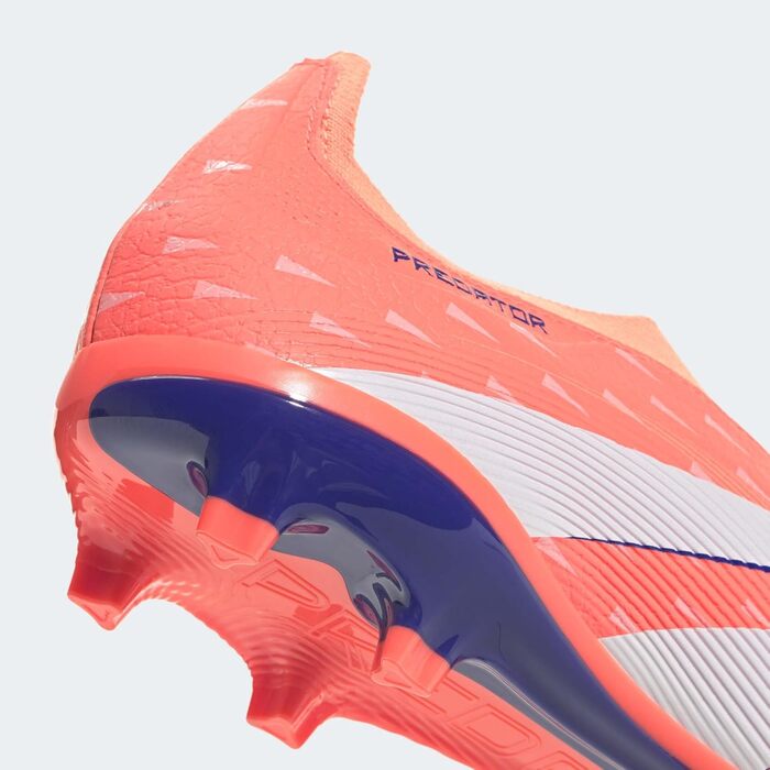 Футбольні бутси adidas Predator League Laceless для твердого/багатоповерххового поля (42 2/3 EU, Signal Coral Cloud White Beam Orange)