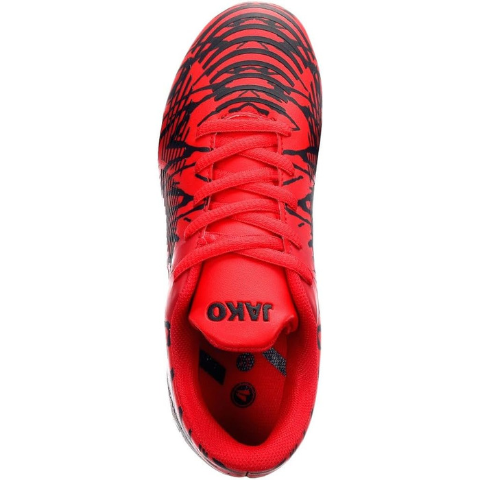 Дитячі футбольні бутси JAKO J-SFG Take, Fiery Red/Jet Black, 36 EU