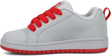 Кросівки для скейтбордингу DC Court Graffik для хлопчиків (13.5 Little Kid, сірий/червоний)