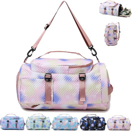 Спортивна сумка AUNGKWANG для дівчаток, рожева: водонепроникна, з відділенням для взуття та мокрих речей