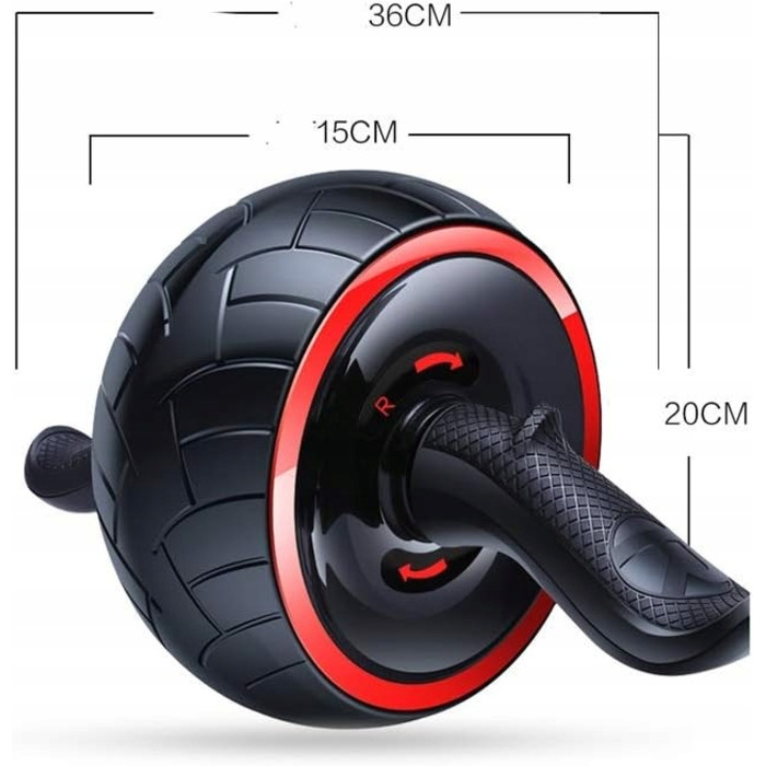 Фітнес-ролик для м'язів преса AB Wheel + міні-килимок, набір