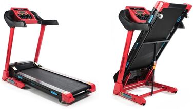 Біговий тренажер ECODE® складаний з DSA Double Shock Absorber, нахилом, Bluetooth та LCD-дисплеєм. 12 програм, опціональний масажер