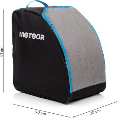 Сумка для лижних черевиків Meteor - водонепроникна, компактна, для лижного відпочинку та зимових видів спорту. Легка, міцна, сіра/чорна.