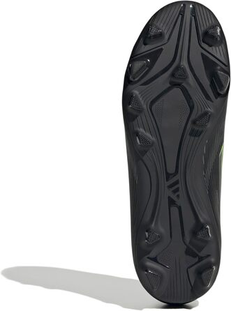 Дитячі футбольні бутси adidas F50 Club FG/MG, 38 EU, чорний/металік/лимонний, для дітей