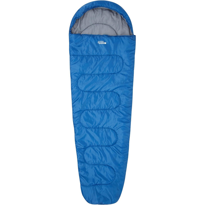 Спальний мішок Mountain Warehouse Basecamp 250 - для дорослих та дітей, блакитно-зелений