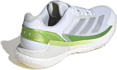 Жіноче взуття для падел-тенісу Adidas Courtquick W, розмір 41 1/3 EU, Cloud White/Silver Metallic/Lucid Lemon