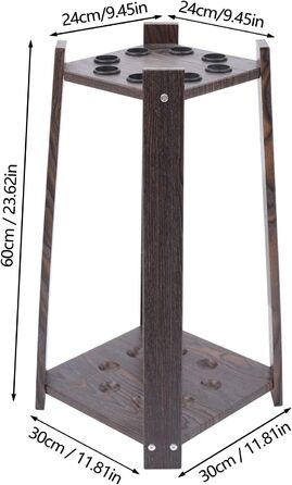 Підставка для більярдної кули (8 лунок), Sengfwin - аксесуар для більярдного столу, міцна, традиційна, економія місця