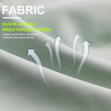 Шорти спортивні чоловічі Suwangi, короткі, швидковисихаючі, з внутрішньою сіткою, спортивні шорти з кишенею (XL, світло-блакитний)