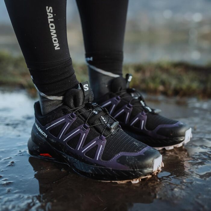 Жіночі трекінгові черевики Salomon Speedcross Peak, 39 1/3 EU, Black Nightshade Orchid Petal