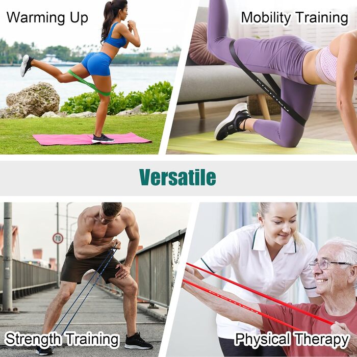 Гумові еластичні стрічки Kiemeu для жінок, фітнес-стрічки для ніг та сідниць, 6 см