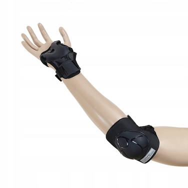 Дитячий велосипедний шолом з регулюванням + комплект захисту для скейту, розмір M