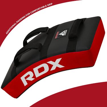 Ударна подушка RDX для бойових мистецтв: кикбоксинг, карате, ММА, муай-тай, таеквондо (1 шт., червоно-чорний)