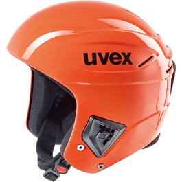 Гірськолижний шолом Uvex Race+ помаранчевий, розмір 51-52