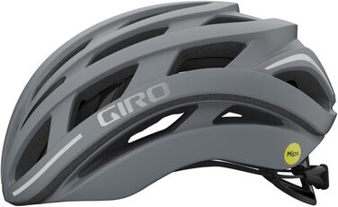 Велошолом Giro Helios Spherical матовий Sharkskin сірий 2024 для шосейного велосипеда