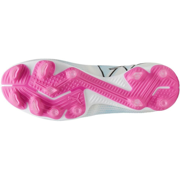 Жіночі футбольні бутси PUMA Future 7 Match Firm для штучного покриття (41 EU, Puma White/Puma Black/Poison Pink)