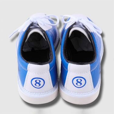 Ботинки для боулінгу VEACAM для чоловіків та жінок, фітнес-тренажери, модні, зручні кросівки для правші та лівші, початківці (43 EU, білий)