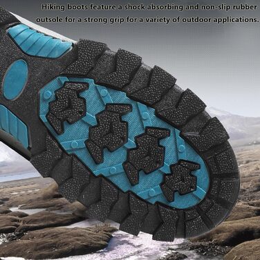 Чоловічі туристичні черевики для хайкінгу та трекінгу. Сірі, зручні, з антиковзкою підошвою. Хайкінгові черевики для жінок та чоловіків. 43 EU