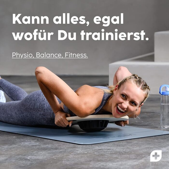 Балансборд Vesta+ Balance Board Holz: Дерев'яний балансборд з екологічного дуба для фітнесу та терапії