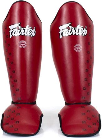 Захисні щитки для гомілки Fairtex SP5, червоні, розмір M
