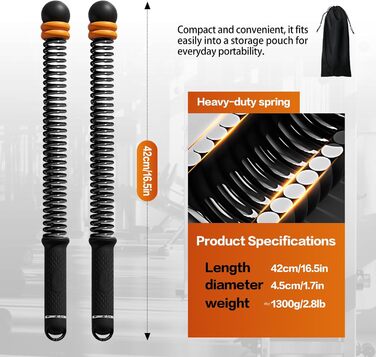 Бойові мотузки Battle Ropes з регульованою довжиною для фітнесу та кросфіту (з сумкою)