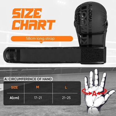 MMA рукавички FIVING Open Palm для спарингу, грейплінг, бойові мистецтва, бокс, муай-тай, кікбоксинг (для чоловіків та жінок)