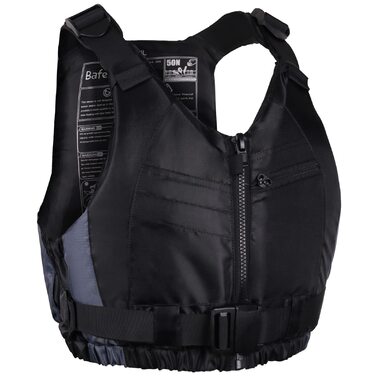 Рятувальний жилет Zeraty для дорослих: плавання, риболовлі, катання на човні, каяку, серфінгу. Чорний, XL/XXL