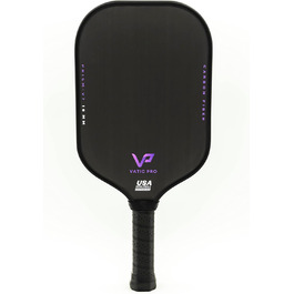 Тенісна ракетка Vatic Pro Prism Carbon 16 мм з інжекційним шаром піни та захистом для гребінки V7