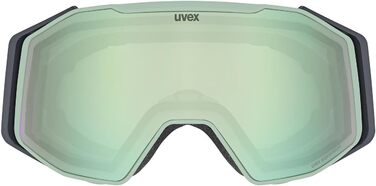 Uvex Gravity FM: Спортивні скі-маски для лижного спорту, унісекс, oxid green matt/opal-clear