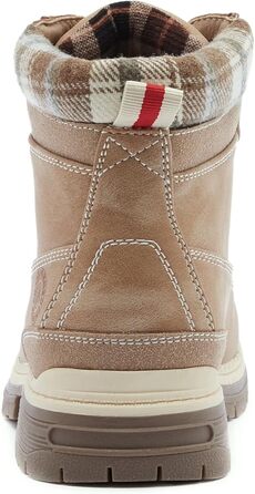 Черевики для туризму та зимові черевики ANJOUFEMME для жінок, водонепроникні та теплі зимові черевики для активного відпочинку, трекінгу та зимового хайкінгу (42 EU, світло-коричневий)