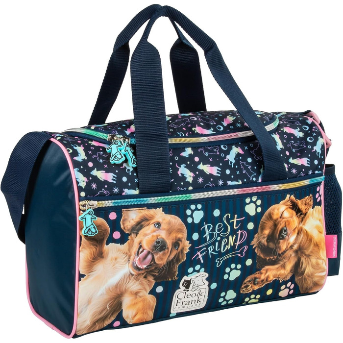 Дитяча спортивна сумка-рюкзак для собак, блакитна, 35 x 21 x 15 см, 10 літрів