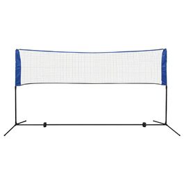 Сітка для бадмінтону та волейболу vidaXL 300/500 x 155 см (300 x 72 см) з 3 м'ячами