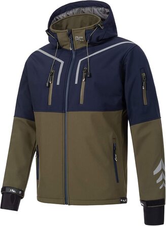 Чоловіча куртка Softshell Rock Creek Outdoor H-222, темно-синя, розмір S