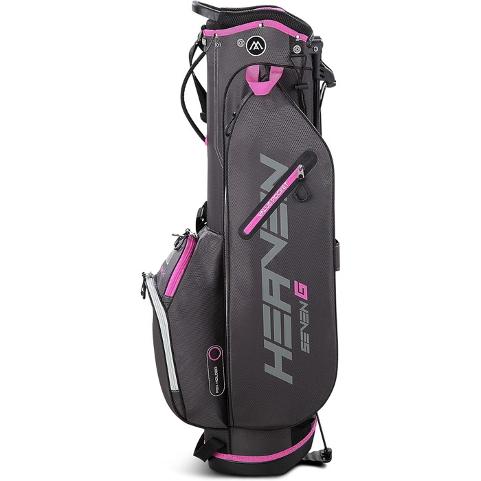 Сумка для гольфу Big Max Heaven 7 G Standbag - Сумка для гри в гольфу (вугільний/фуксія)