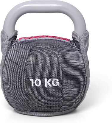 Жіноча фітнес гиря Soft Kettlebell для формування тіла, кондиції та нарощування сили | Текстильний чохол для тренувань вдома (10 кг)
