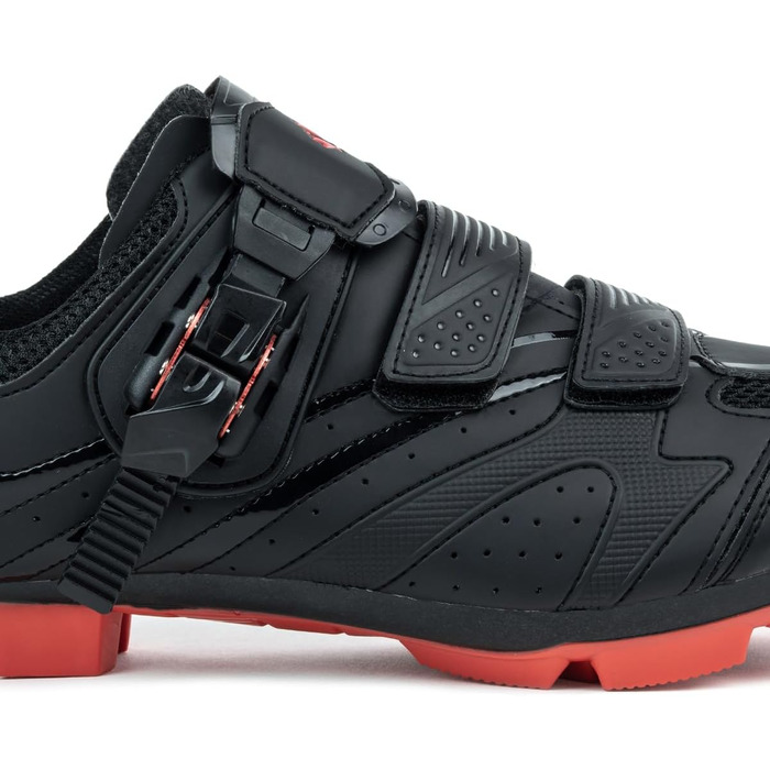 Чоловічі велотуфлі Vemont MTB для гірського велосипеда, SPD, індоор-фітнес, чорний, 41 EU