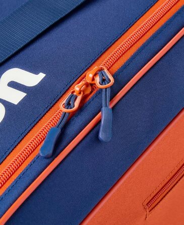 Сумка для тенісних ракеток Wilson Roland Garros Team 6: на 6 ракеток, велика кишеня для одягу, Clay/Navy