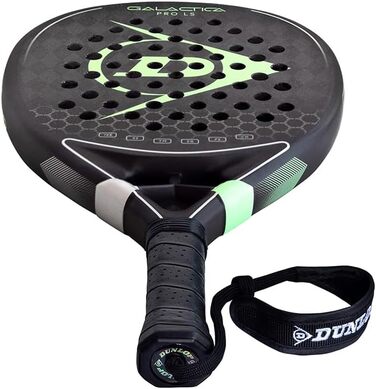 Ракетка для падел Dunlop V25, універсальний розмір, чорно-зелена