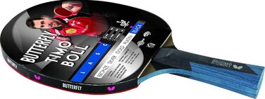 Професійна ракетка для настільного тенісу Butterfly® Timo Boll Black з чохлом, ITTF сертифікований накладка Wakaba, анатомічна ручка, для технічно просунутих гравців