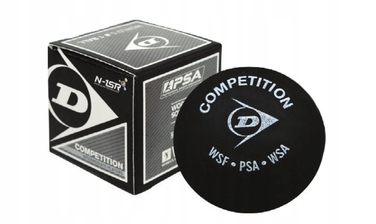 М'ячі для сквошу Dunlop Competition (жовта крапка), 12 шт.