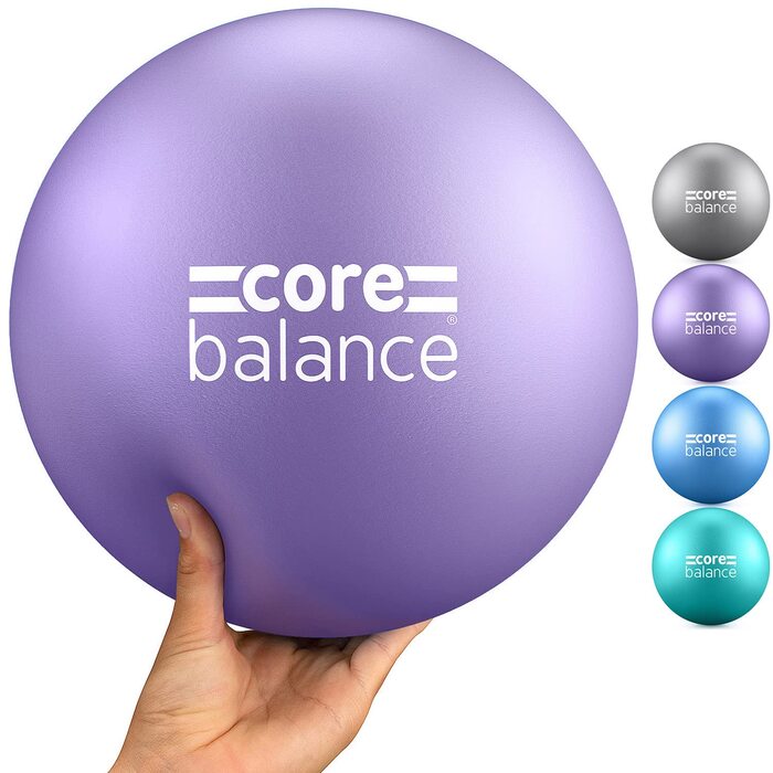 Пілябол Core Balance - Йога-м'яч для фітнесу та реабілітації - 23 см, 200 кг, фіолетовий