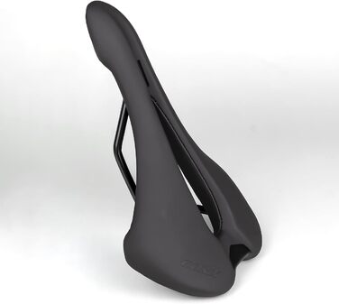 Велосипедне сідло GORIX GX-SA345, короткий ніс, легке, широке, зручне, для MTB та шосейного велосипеда