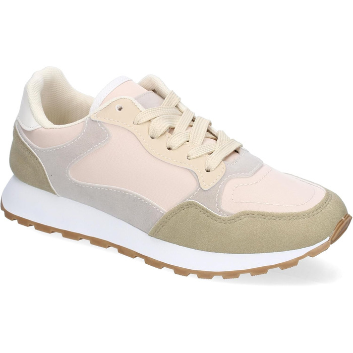 Жіночі спортивні кросівки Beige (40 EU) повсякденні, зручні, на шнурівках