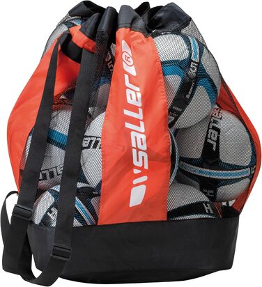 Сумка для м'ячів Saller Ballsack 10.0 45x65 см, чорна-оранжева