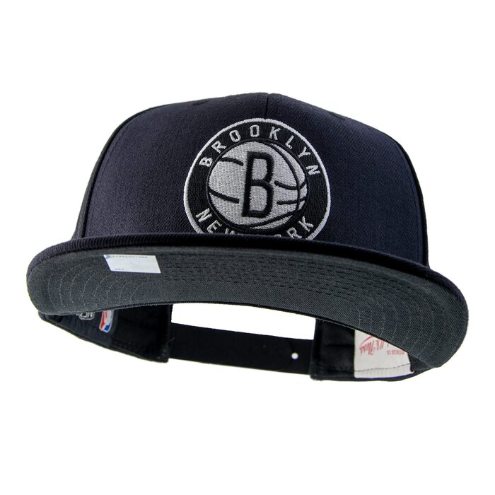 Кепка Mitchell & Ness NBA Flat Visor Snapback, унісекс, чорний/білий