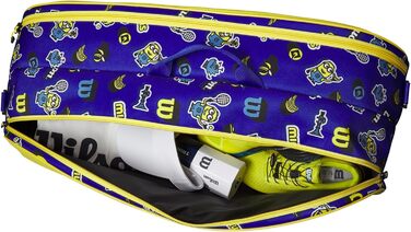 Тенісна сумка Wilson Minions 3.0, синьо-жовта, для ракеток
